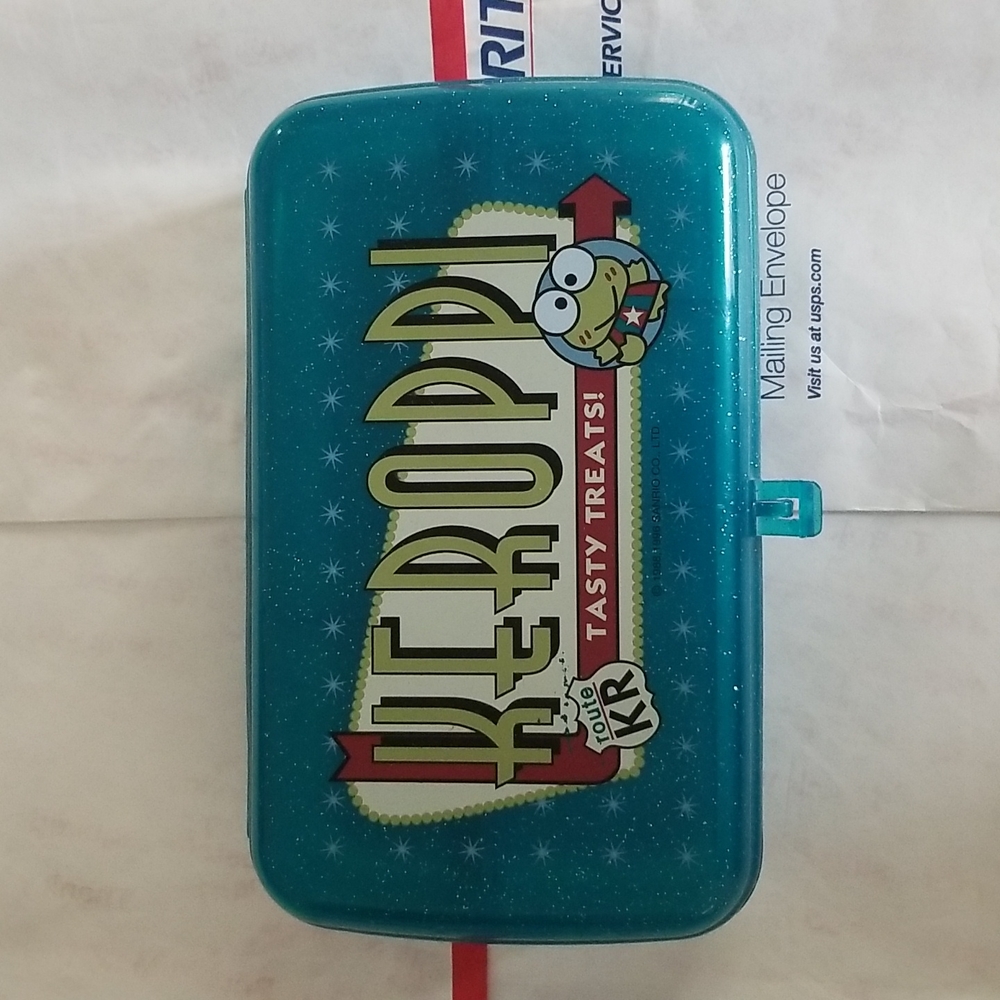 Vintage Sanrio Keroppi Pencil Box